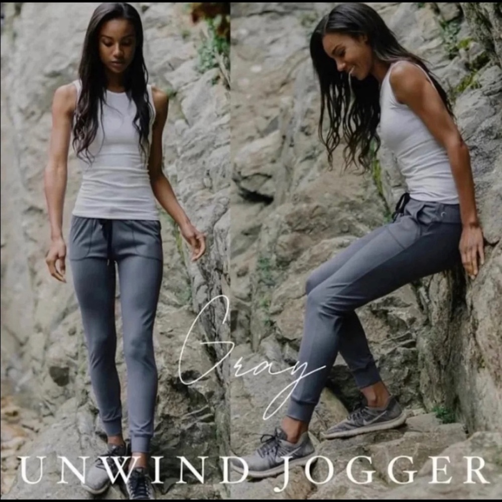 Zyia unwind jogger gray